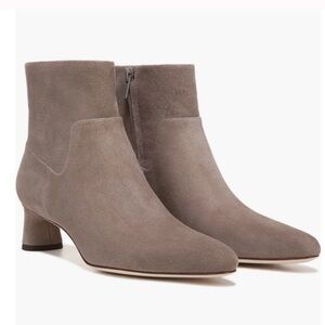 Vince Hela Women's Bootie Light Woodsmoke Suede